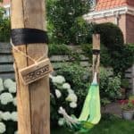 Kastanje palen, houten palen Adéquat