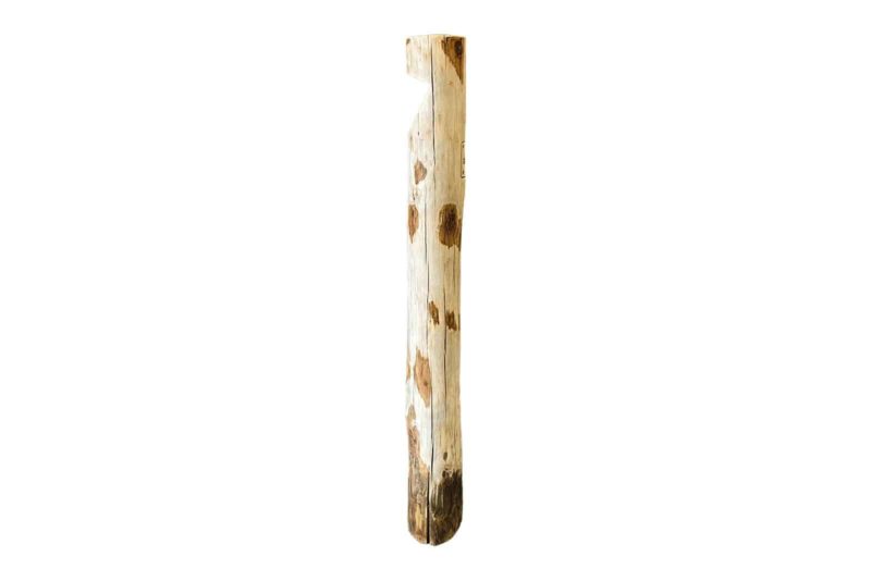 Buitenlamp Billy van rond hout