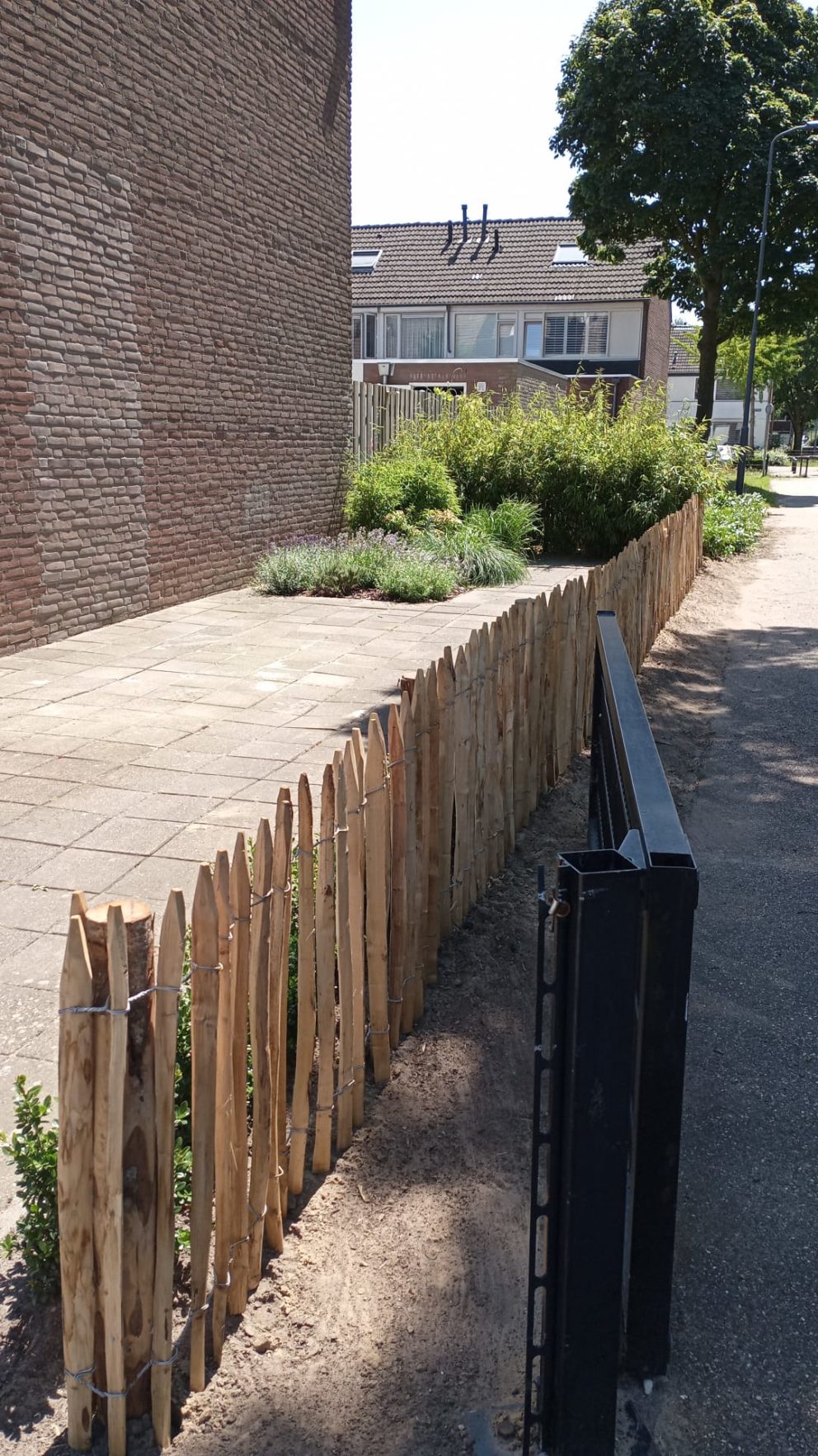 Kastanjehouten schapenhek 80 cm en een latafstand van 4 cm Adequat