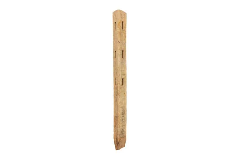 Hoekpost kastanje 3 niveau - vierkant