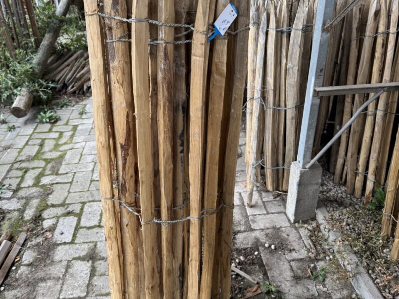 Kastanje schapenhek 120 cm hoog, latafstand 10 cm - 420 cm lang (6)