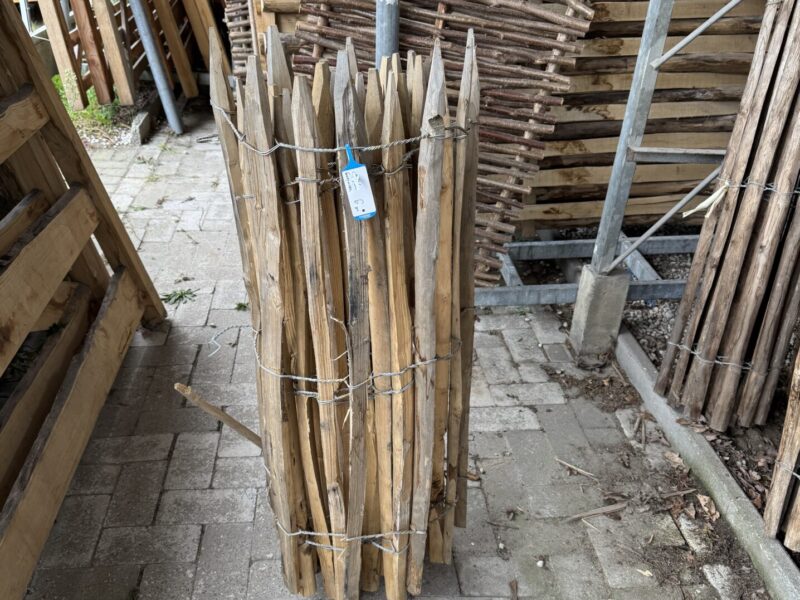 Kastanje schapenhek 100 cm hoog, latafstand 10 cm - 480 cm lang (9)