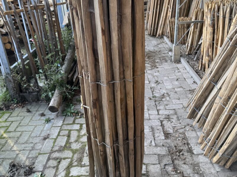 Frans kastanje schapenhek 150 cm hoog, latafstand 2 cm, 280 cm lang (41)