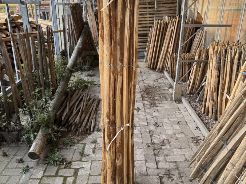 Kastanje schapenhek 175 cm hoog, latafstand 2 cm - 170 cm lang (3)